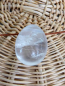 Preview: Bergkristall Edelstein-Eier,  GEBOHRT, ca. 4 cm, Made in Germany